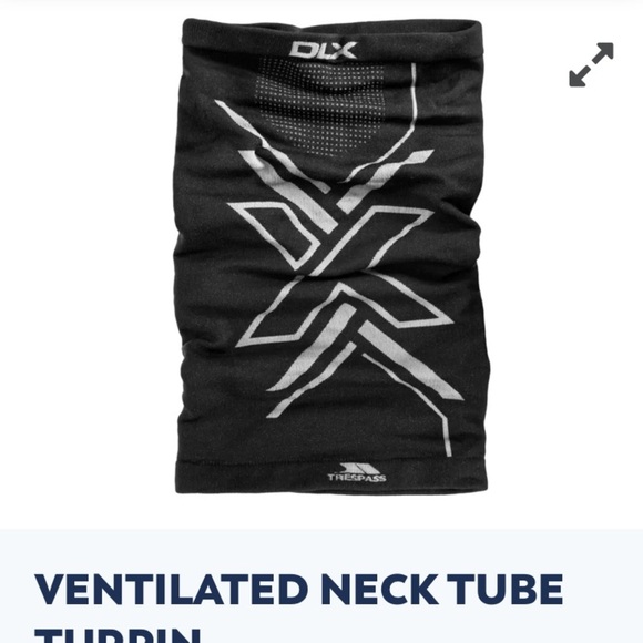 DLX Tresspass Turpin neck Black and Gray ventilated Neck warmer / tube /Gaiter - Picture 8 of 14